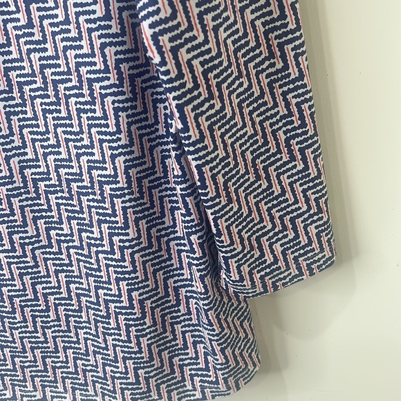 J. McLaughlin Durham Ruffle Top Catalina Cloth 3/4 Sleeve Size XL - Picture 5 of 16